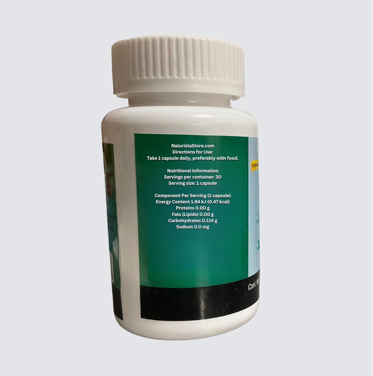 30 Capsules of Generic Nutrition Hyaluronic Acid with 860 mg Formula