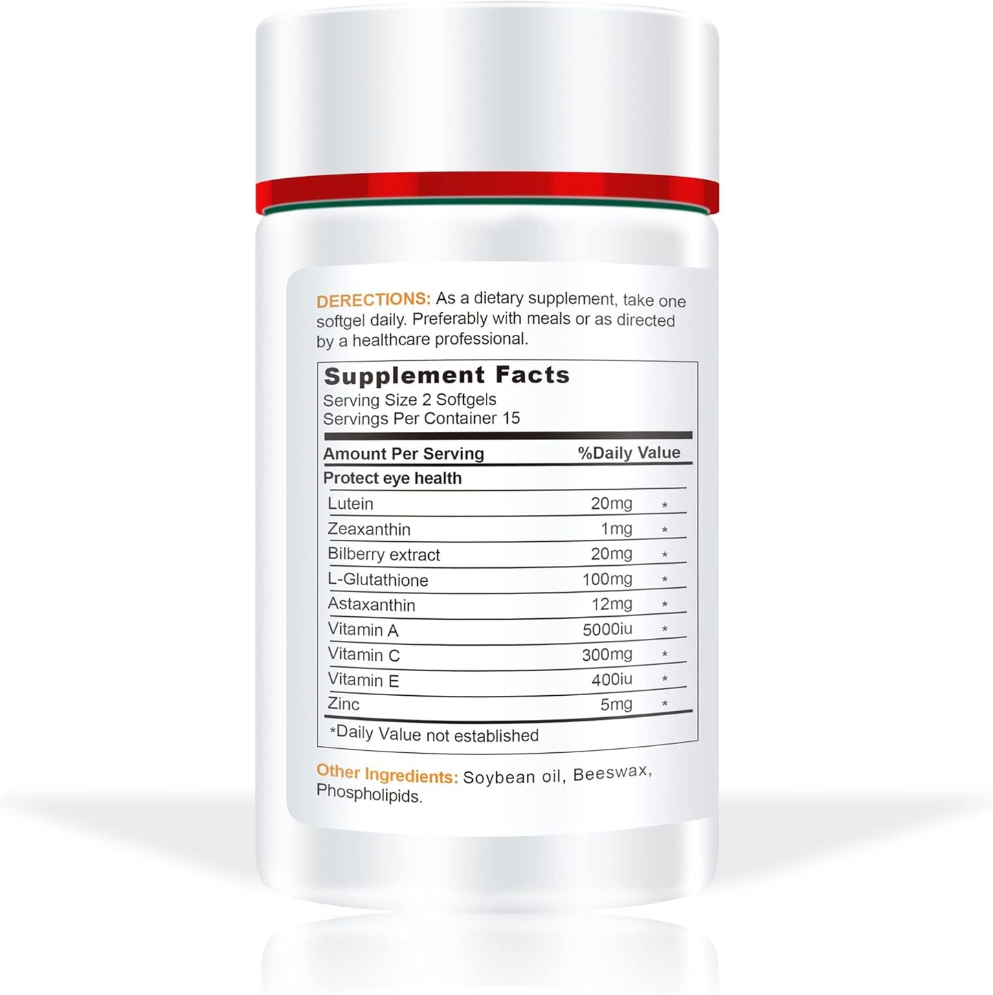 30 Capsules of WhaazzPop Lutein with Zeaxanthin for Blue Light Protection and Eye Health