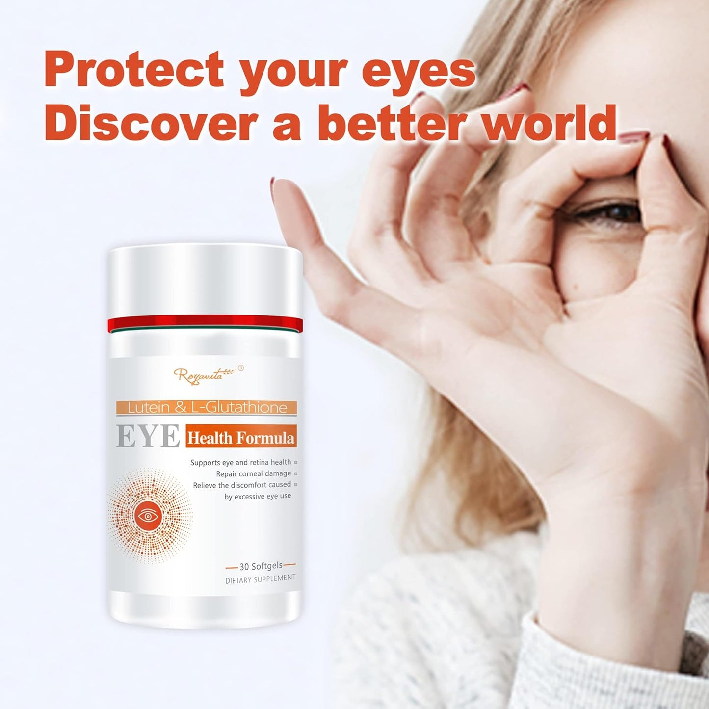 30 Capsules of WhaazzPop Lutein with Zeaxanthin for Blue Light Protection and Eye Health