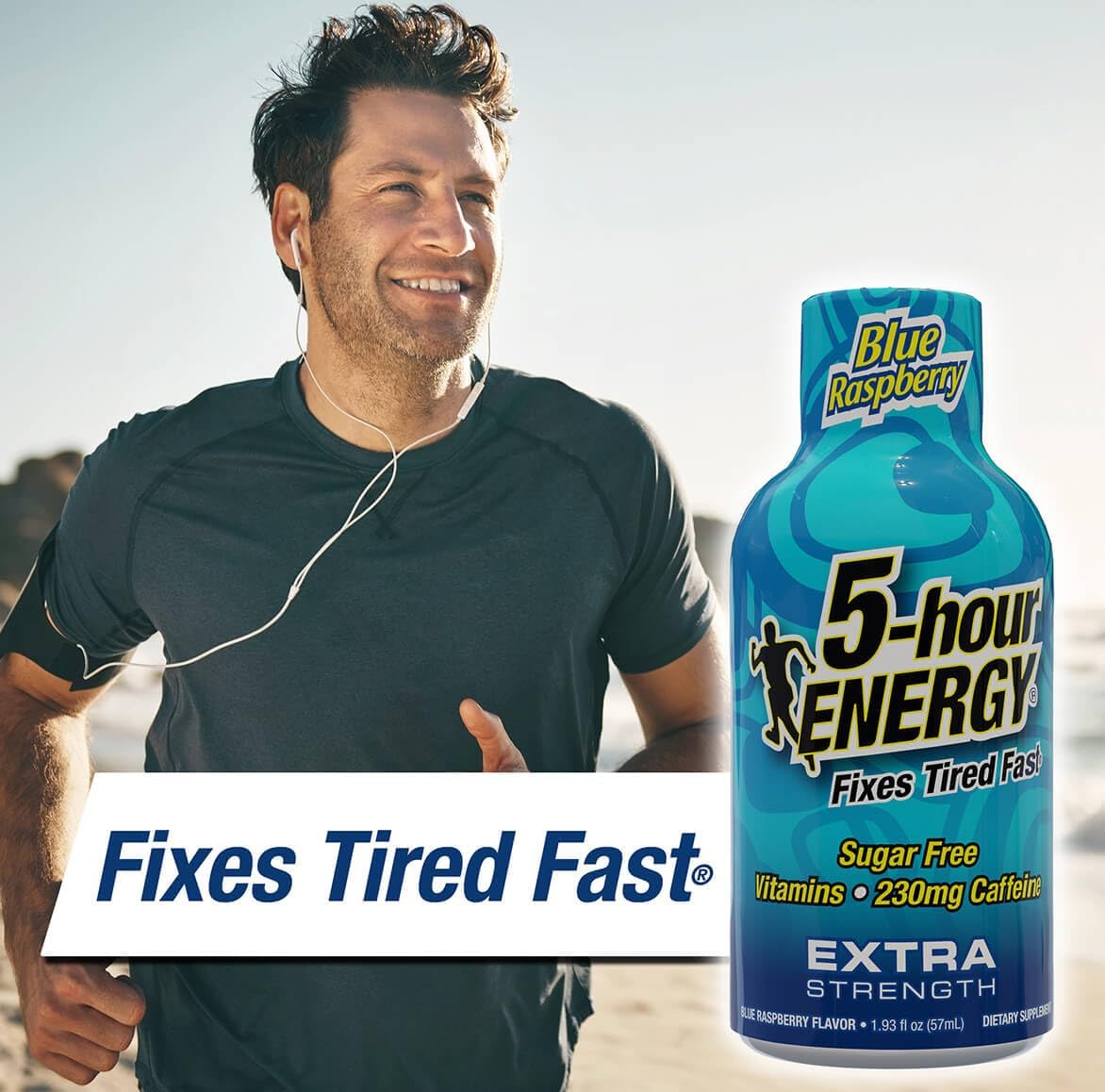 30 Count 5-Hour ENERGY Shots Blue Raspberry Extra Strength - Sugar-Free, Zero Calories Dietary Supplement with Amino Acids and B Vitamins to Boost Alertness and Energy
