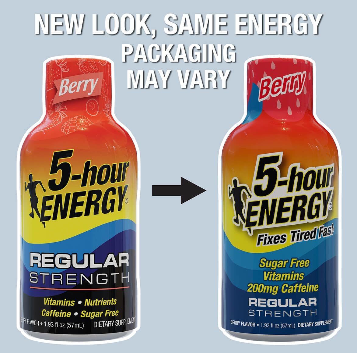 30 Count Berry Flavor 5-hour ENERGY Shots - Regular Strength Formula