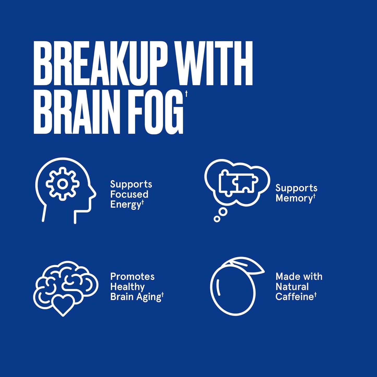 30 Count Bulletproof Energy and Focus Capsules - Natural Caffeine Supplement for Memory and Clarity