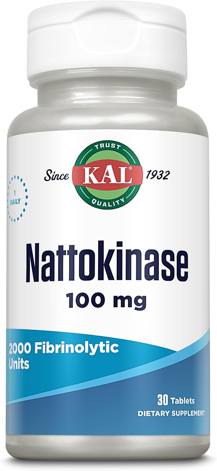 30 Count Kal Nattokinase Tablets - 100 Mg