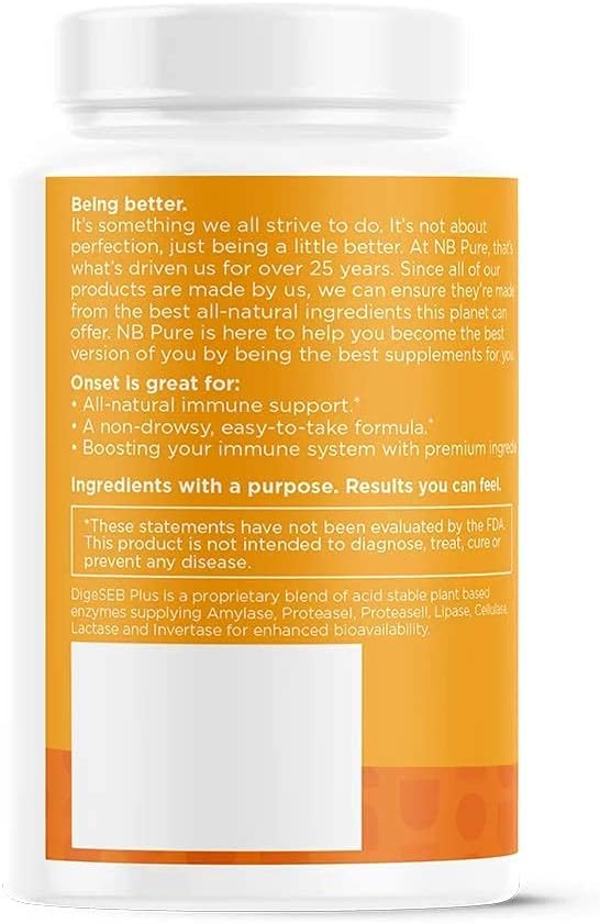 30-Count nbpure On-Set Immune System Booster Capsules for Immunity Support