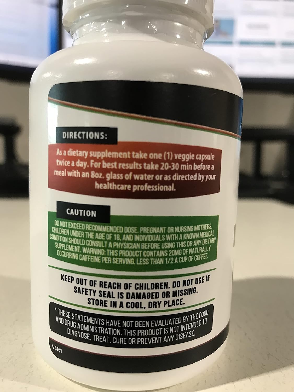 30-Count Non-GMO Green Coffee Bean Extract by Kaya Naturals - Gluten-Free Dietary Supplement