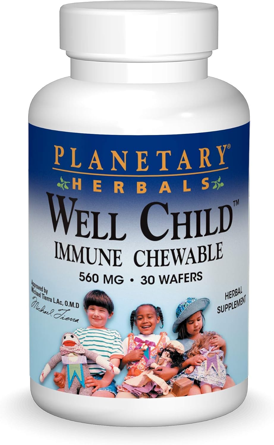 30 Count Planetary Herbals Well Child Immune Support Chewable Wafers