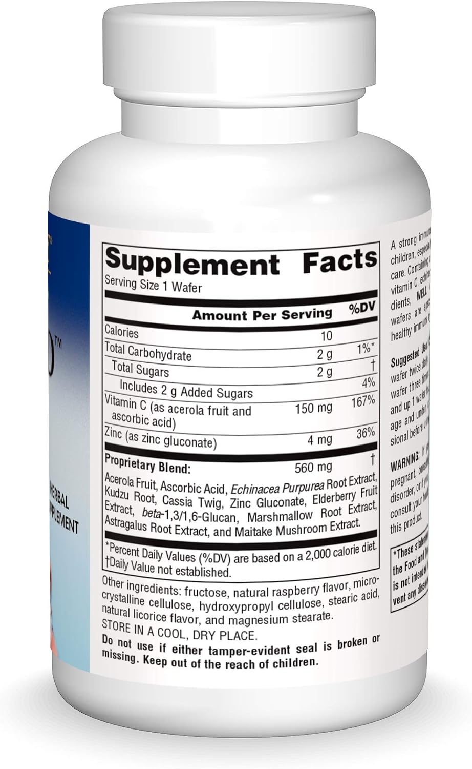 30 Count Planetary Herbals Well Child Immune Support Chewable Wafers