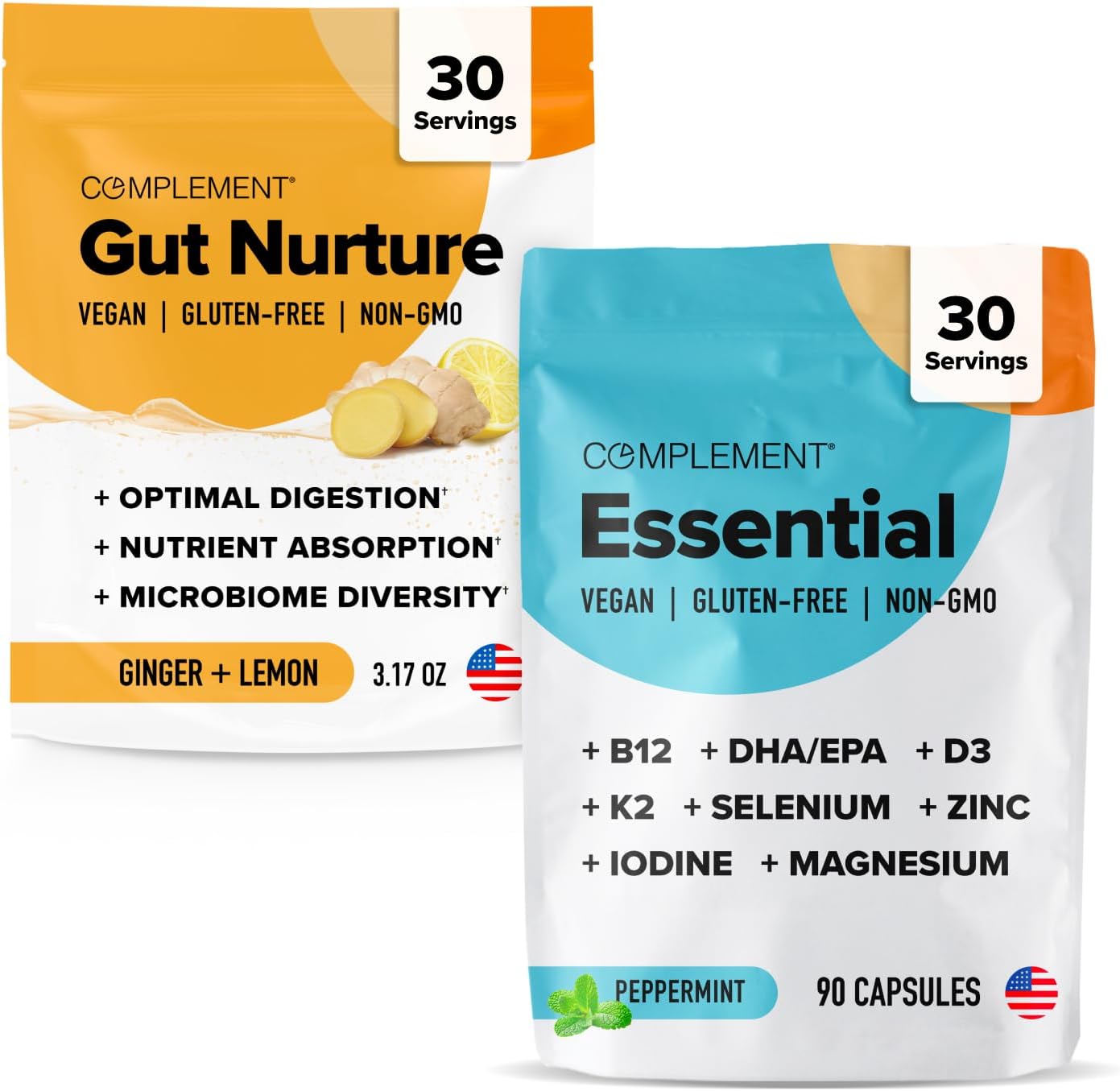 30-Day Gut Health and Nutritional Wellness Bundle – Essential Multivitamin and Gut Support for Optimal Digestive Health