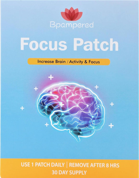 30 Day Supply Bpampered Focus Patch for Brain Health