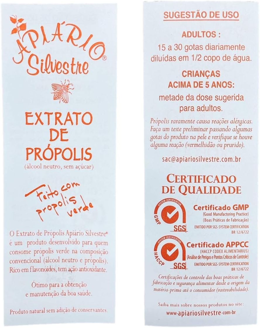 30 ml Apiario Brazilian Green Bee Propolis Traditional Extract - New Green Nutrition
