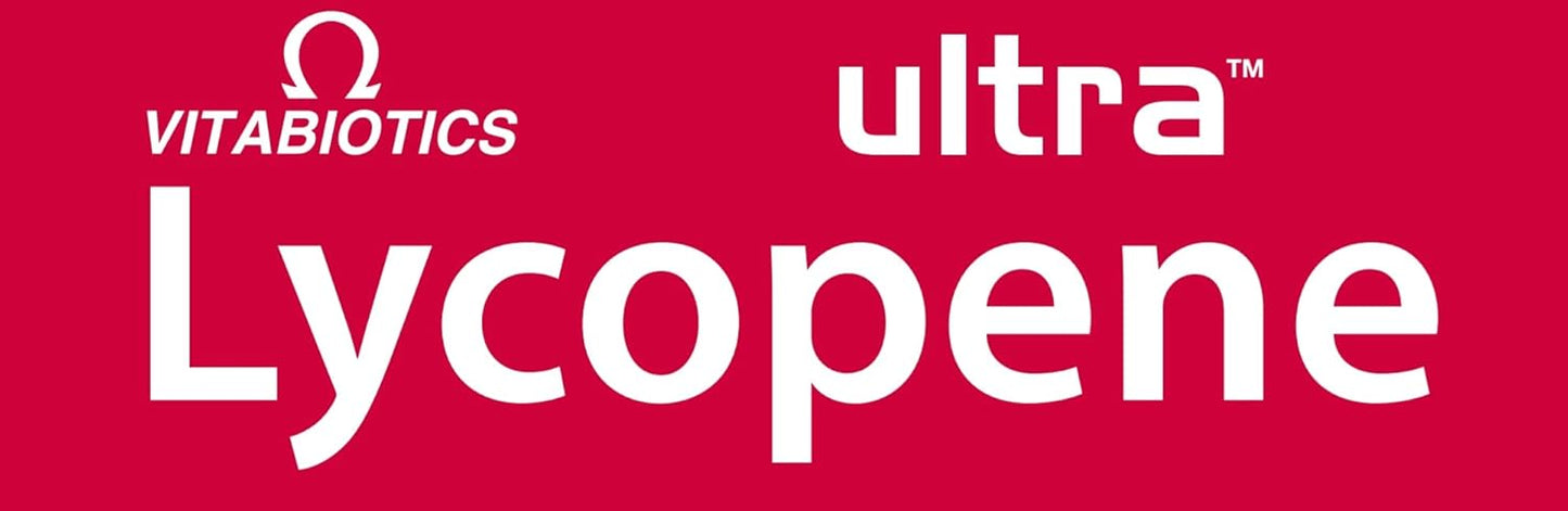 30-Pack Vitabiotics Ultra Ultra Lycopene Tablets for Heart Health and Antioxidant Support