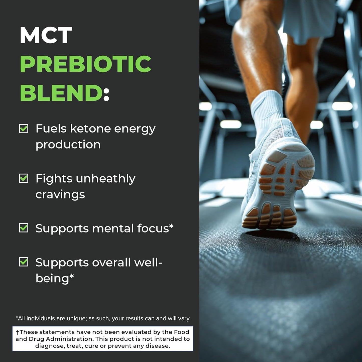 30 Servings POWERLIFE Peak MCT Powder Supplement with Plant-Based Collagen and Biotin - Vanilla Flavor