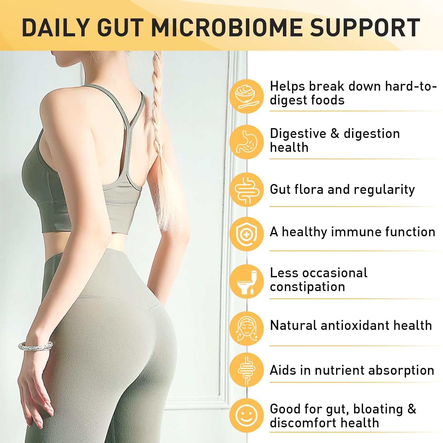 300 Billion CFU Probiotic Supplement with 11 Strains & Digestive Enzymes - Women & Men's Gut Health, Immune Support, Gas & Bloating Relief - 240 Capsules