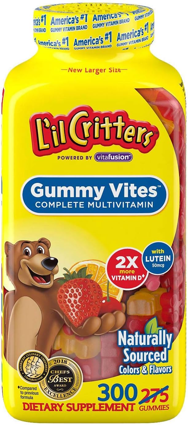 300 Count L'il Critters Gummy Vites Children's Multivitamin Gummy Bears