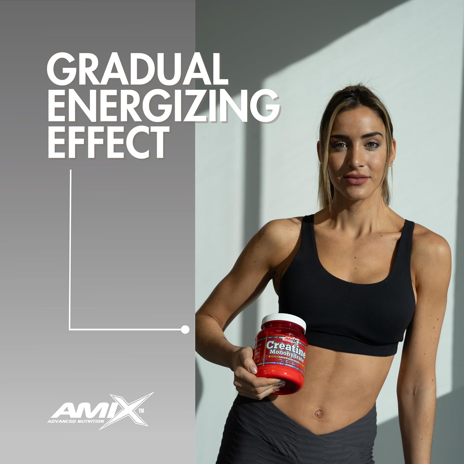 300 Grams of Amix Creatine Monohydrate Powder - Pure Muscle Building Supplement