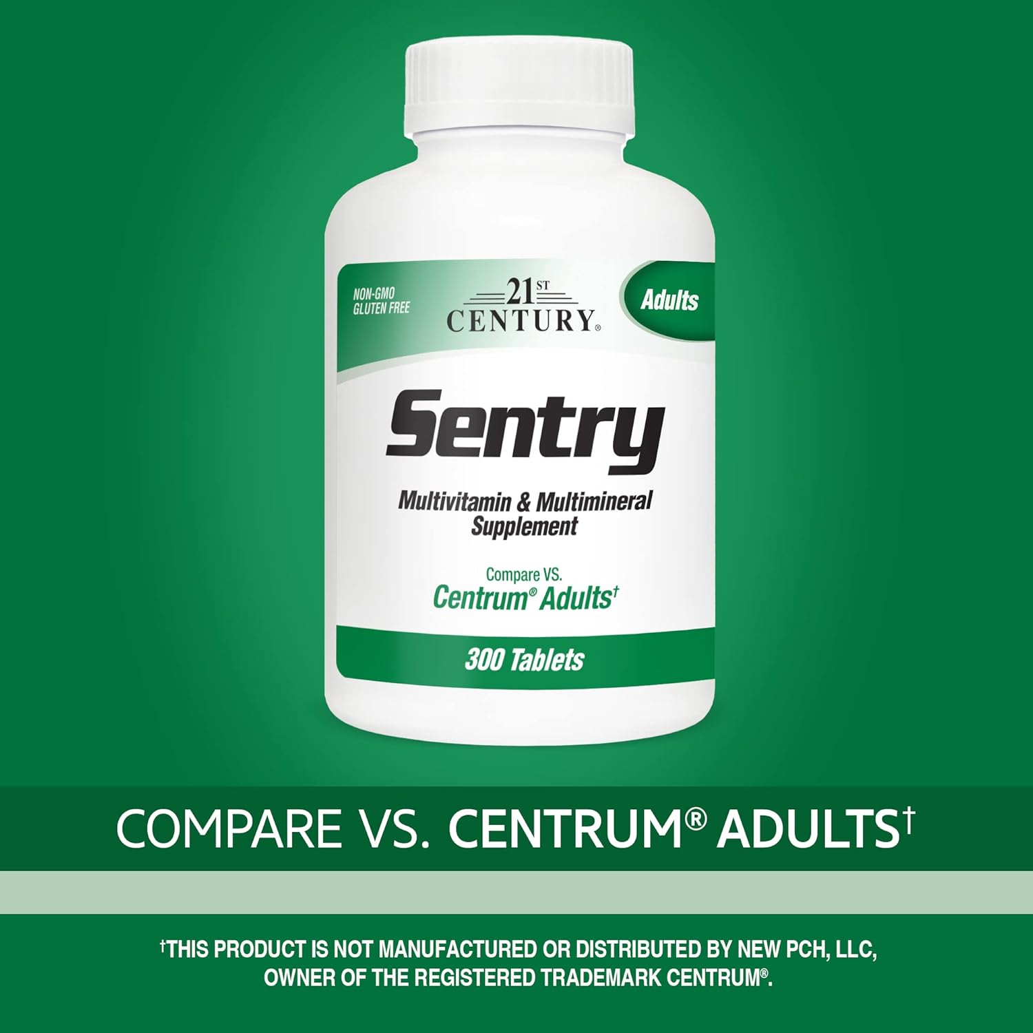 300 Tablets of 21st Century Sentry, Triple Pack for Immune Support