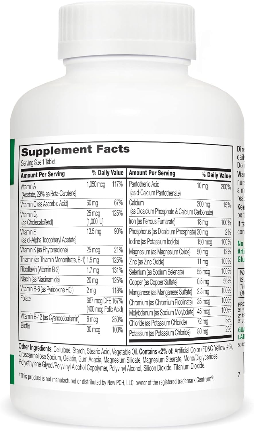 300 Tablets of 21st Century Sentry, Triple Pack for Immune Support