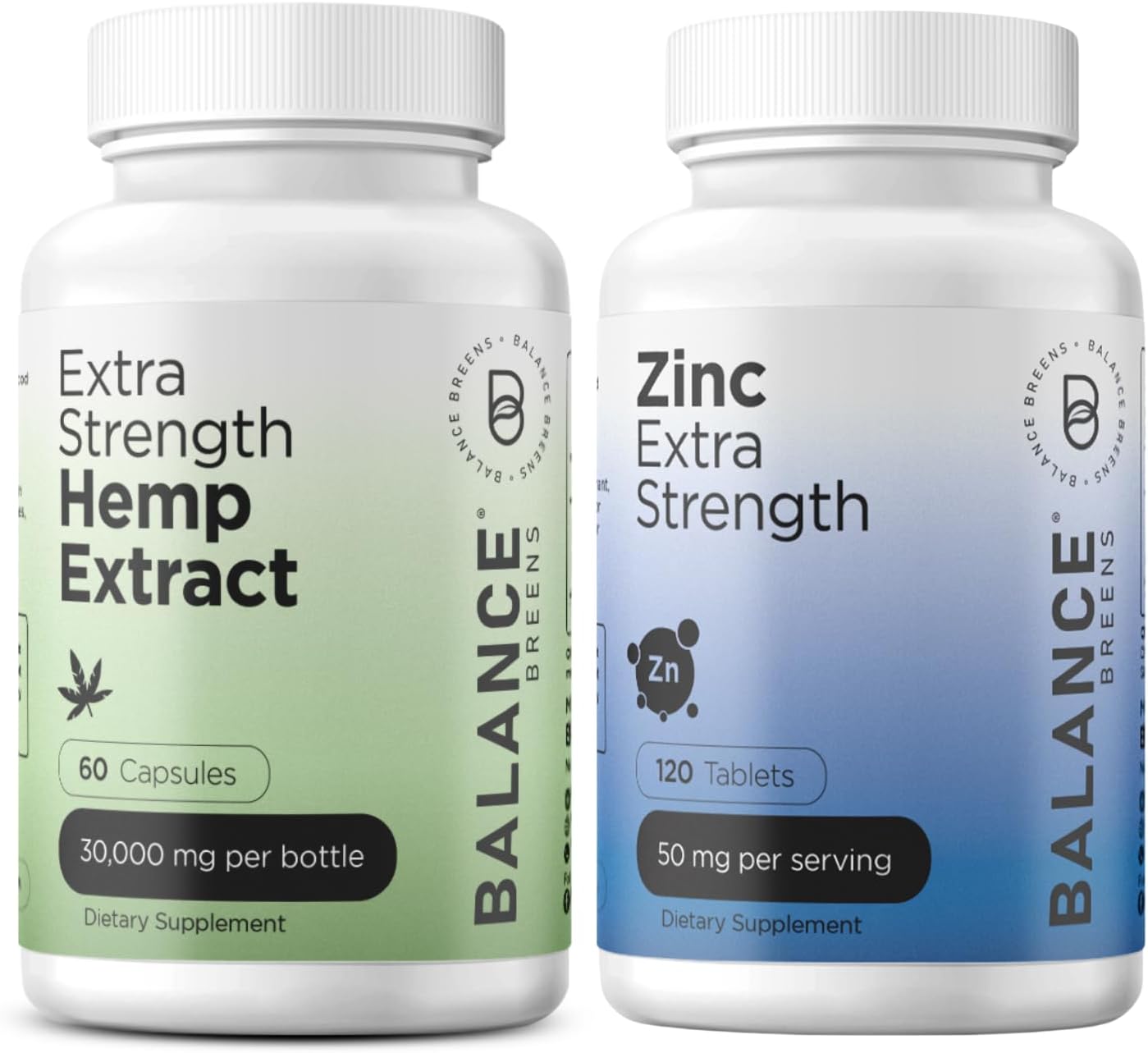 30,000mgmetabolism boosterExtract Capsules with Zinc 50mg - Balancebreens Balance Breens Supplement Combo
