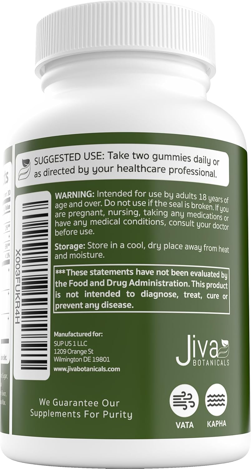 3000mg Irish Sea Moss Gummies with Bladderwrack & Burdock Root - Immune Support - 60 Count for Adults