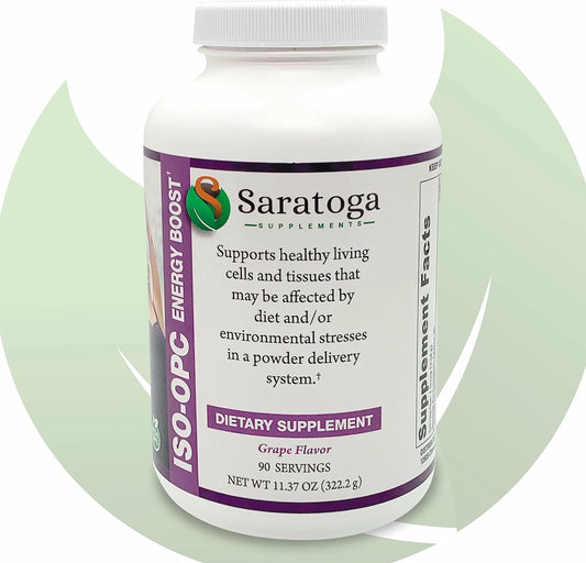 300g Saratoga Supplements OPC ISOTONIC Powder Antioxidant - 90 Day Supply