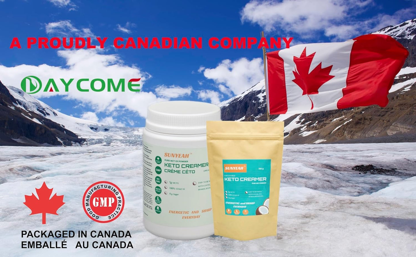 300g SUNYEAH MCT Powder - Pure C8 C10 MCT Oil Powder, Keto Coffee Creamer, Unsweetened, from Coconut - Great for Coffee, Tea, Shakes, Smoothies - Non-GMO