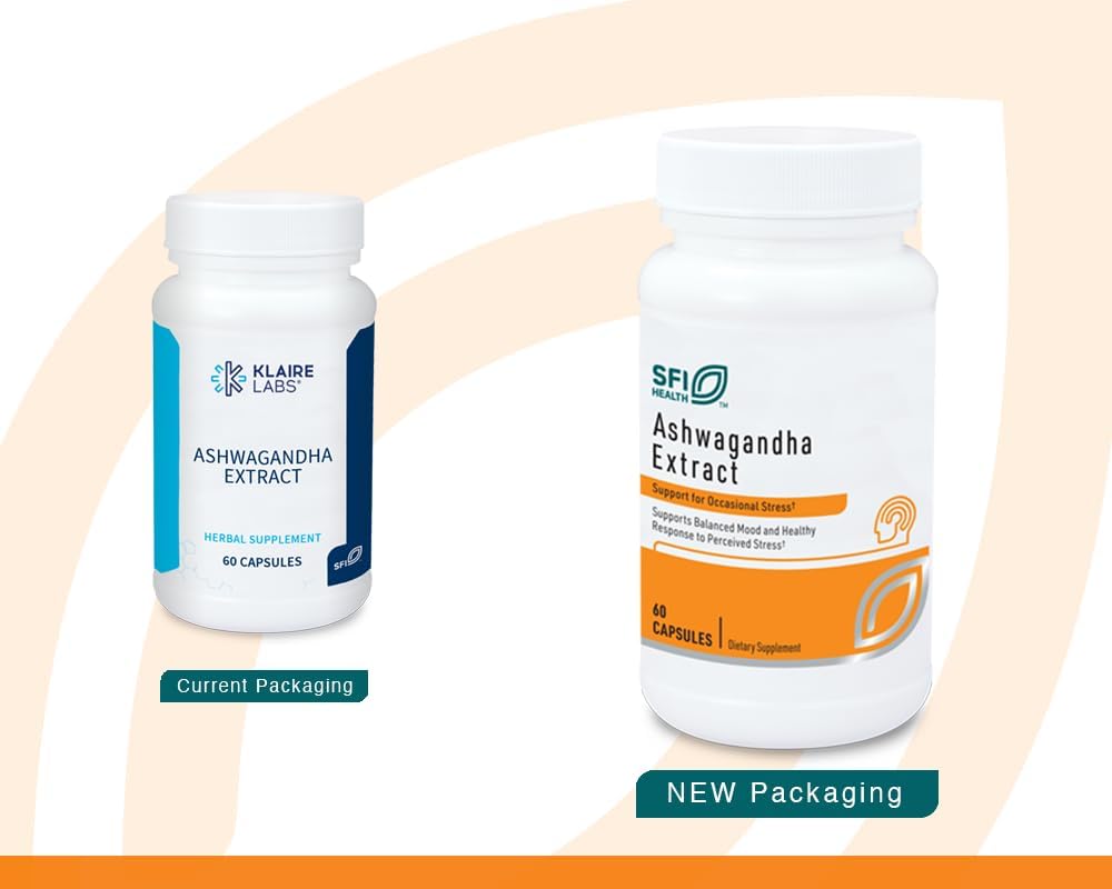 300mg Ashwagandha Extract Capsules - Memory & Cognitive Support - Hypoallergenic Stress Response Supplement
