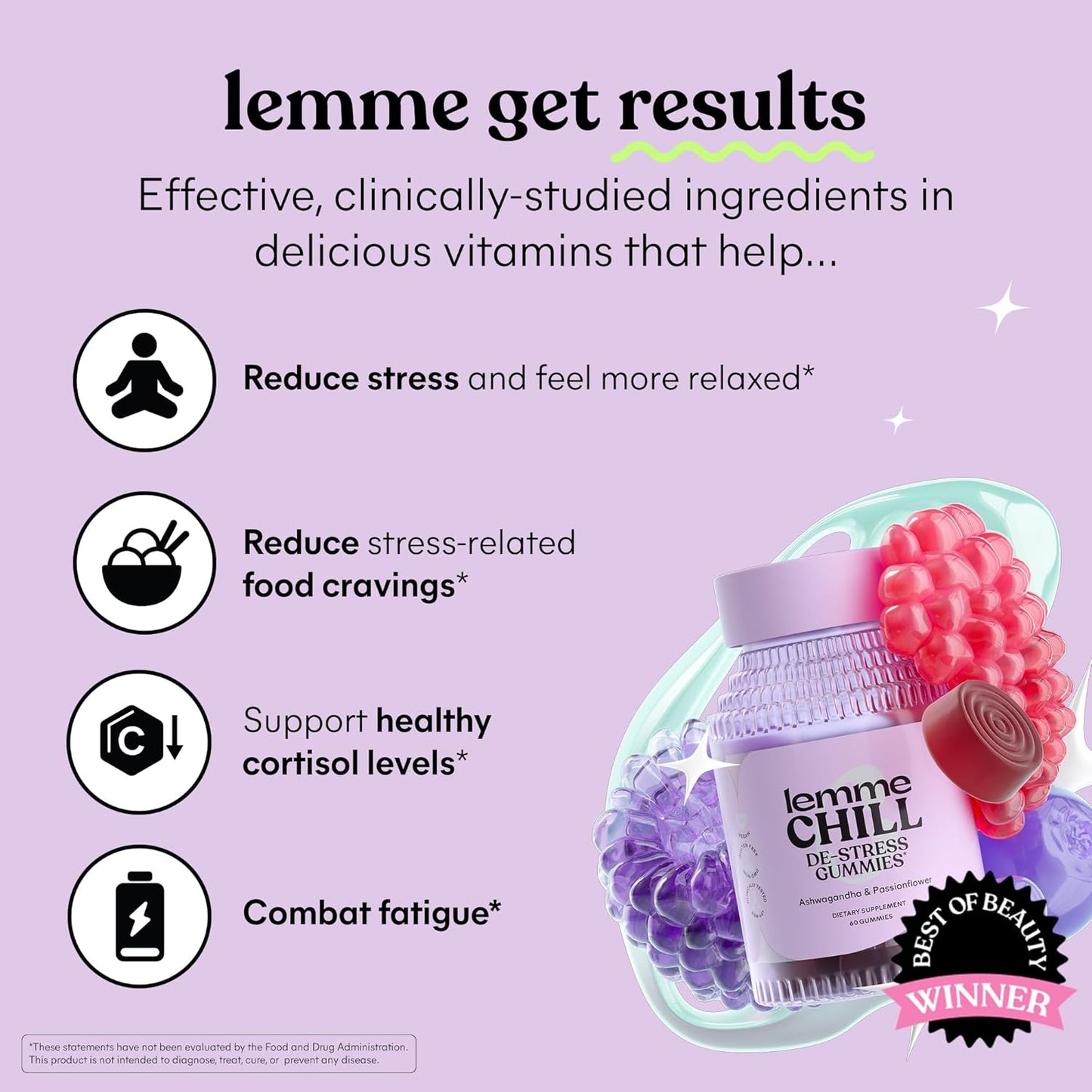 300mg KSM-66 Ashwagandha Stress Relief Gummies for Relaxation & Sleep - Vegan, Gluten-Free, Non-GMO (60 Count) - BoostGo Australia