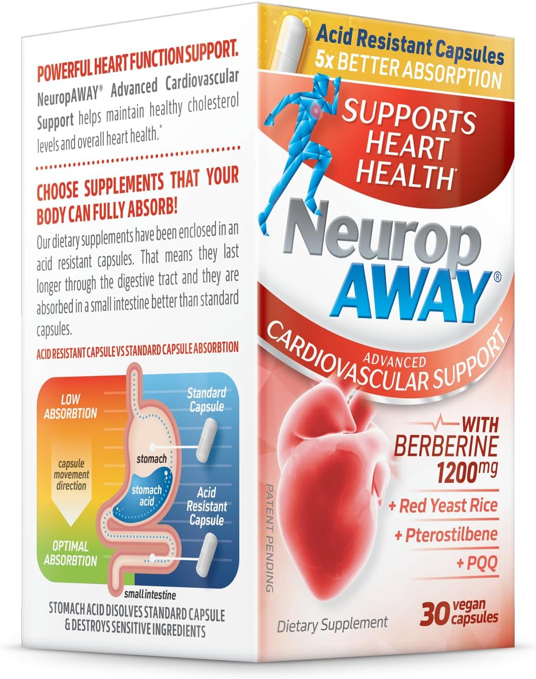 30ct NeuropAWAY Supplement for Cardiovascular Health and Support