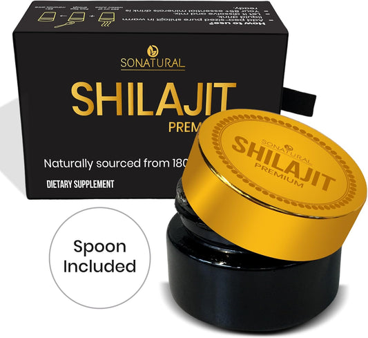 30g Pure Himalayan Organic Shilajit Resin with Fulvic Acid - Energy & Immune Support