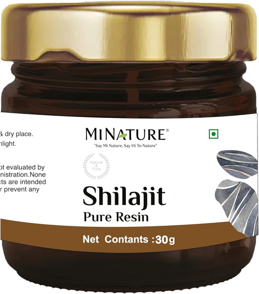 30g Pure Shilajit Resin with Over 80 Minerals and Amino Acids - Naturally Sourced Fulvic Acid Supplement