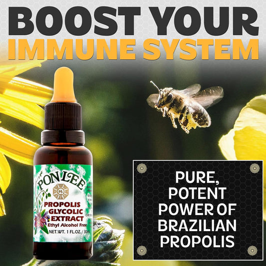 30ML PON LEE Brazil Green Bee Propolis Liquid Extract - Alcohol-Free Formula