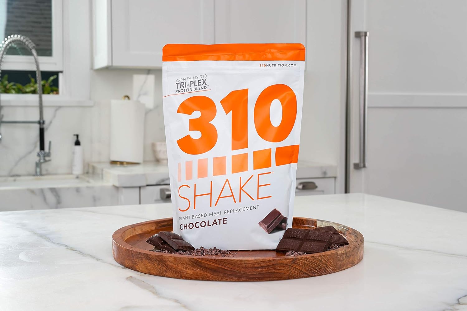310 Nutrition Plant Protein Powder and Meal Replacement Shake - Chocolate Flavor | Gluten-Free, Dairy-Free, Soy-Free, Sugar-Free | Keto and Paleo Friendly - 28 Servings