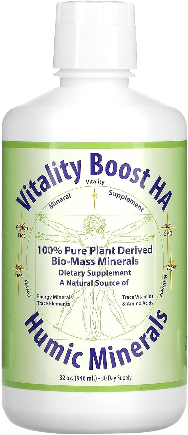 32 fl oz Morningstar Minerals Vitality Boost HA Humic Minerals - Energy & Immune Support