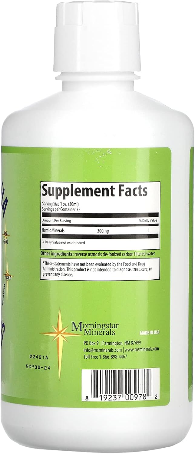 32 fl oz Morningstar Minerals Vitality Boost HA Humic Minerals - Energy & Immune Support