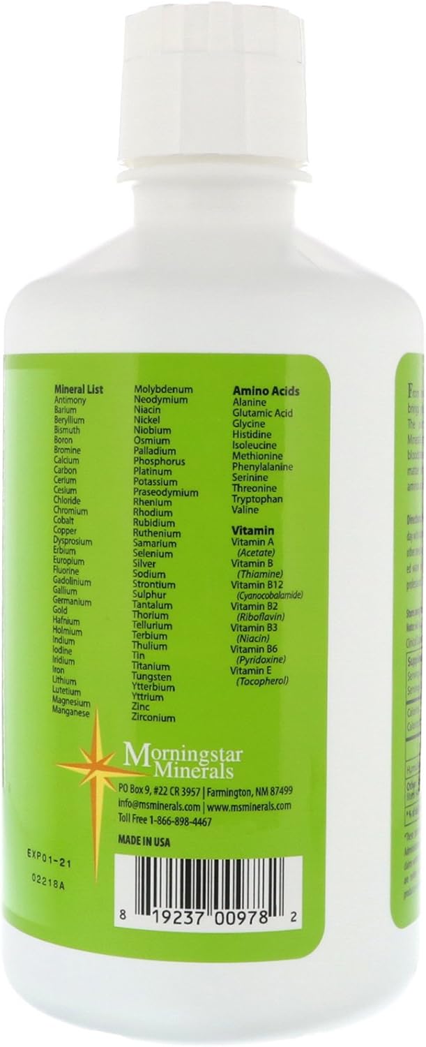 32 fl oz Morningstar Minerals Vitality Boost HA Humic Minerals - Energy & Immune Support