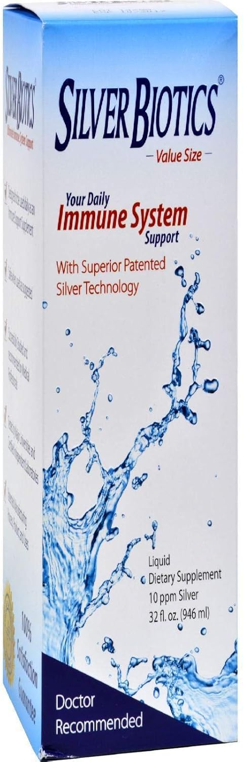 32 oz American Biotech Labs Silver Biotics - Value Size Immune Support Supplement