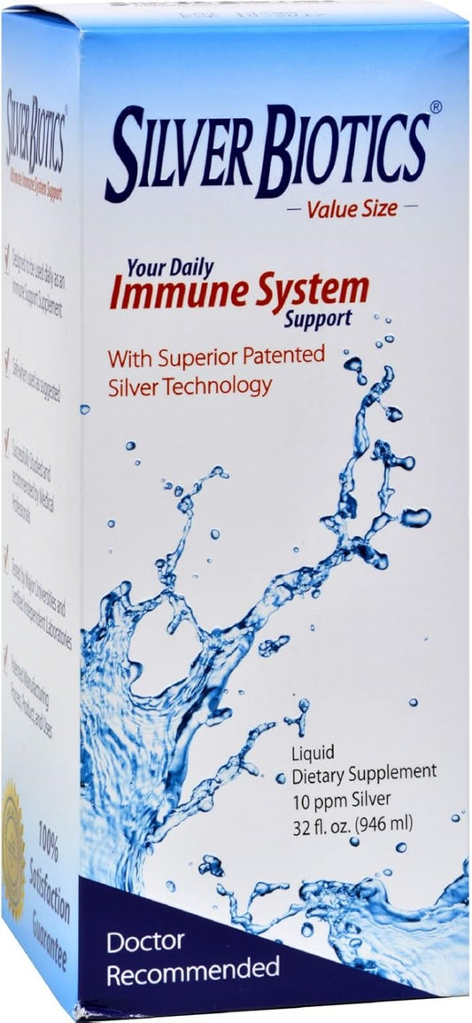 32 oz American Biotech Labs Silver Biotics Immune Support Dietary Supplement