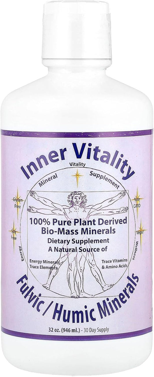 32 oz Morningstar Minerals Inner Vitality Fulvic Humic Mineral Supplement