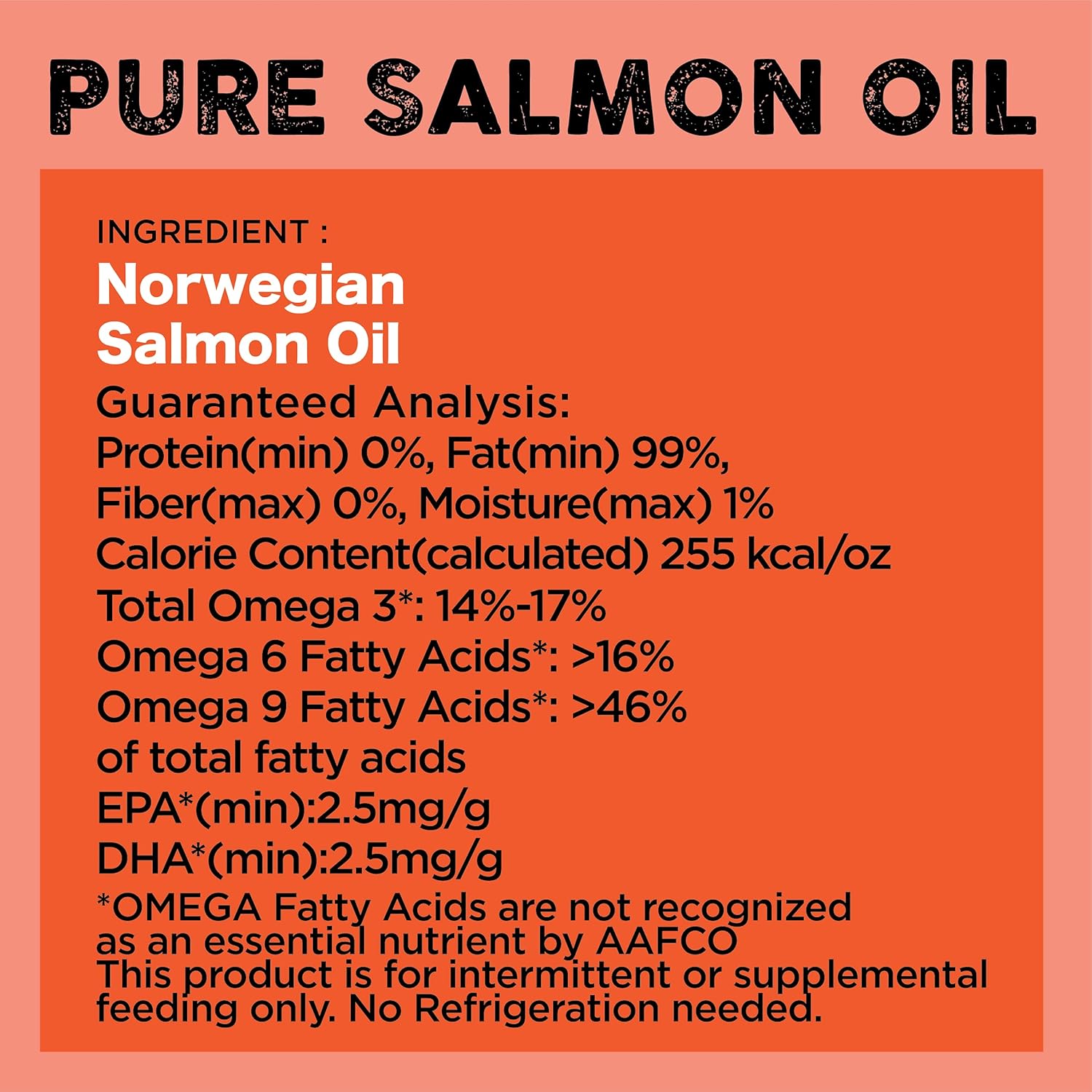 32 oz Norwegian Salmon Oil for Dogs & Cats - Natural Joint, Heart, and Skin Health Support Omega 3 6 9 Liquid Food Topper