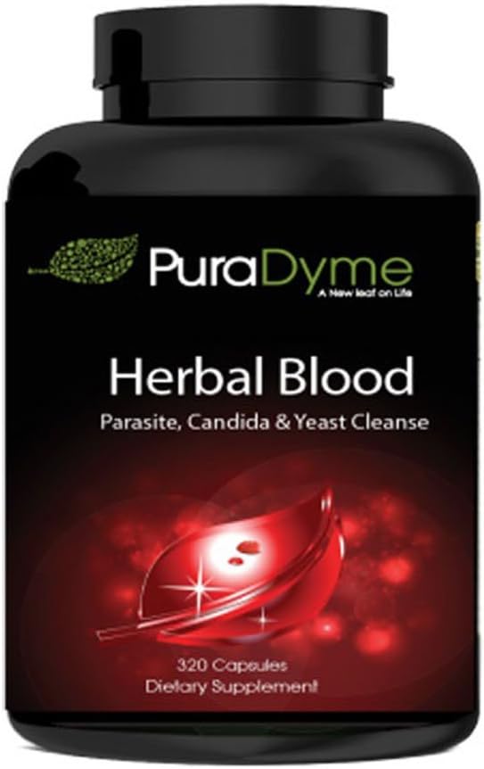 320 Capsules PuraDyme Herbal Blood Supplement with Natural Herbs for Blood Health