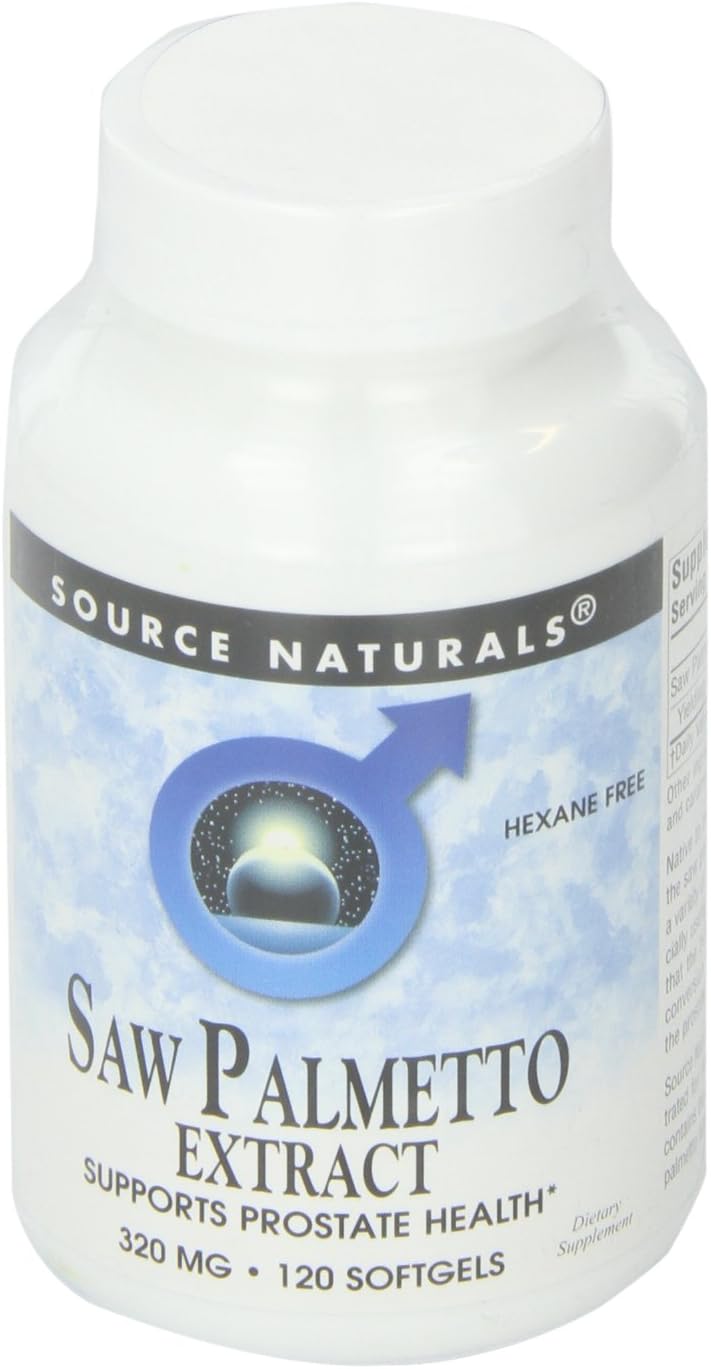 320mg Saw Palmetto Extract Softgels - 120 Count by Source Naturals