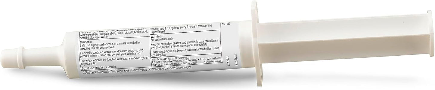 32.5 ml Farnam Quietex II Horse Calming Supplement Paste - Manage Nervous Behavior & Keep Horses Calm in Stressful Situations