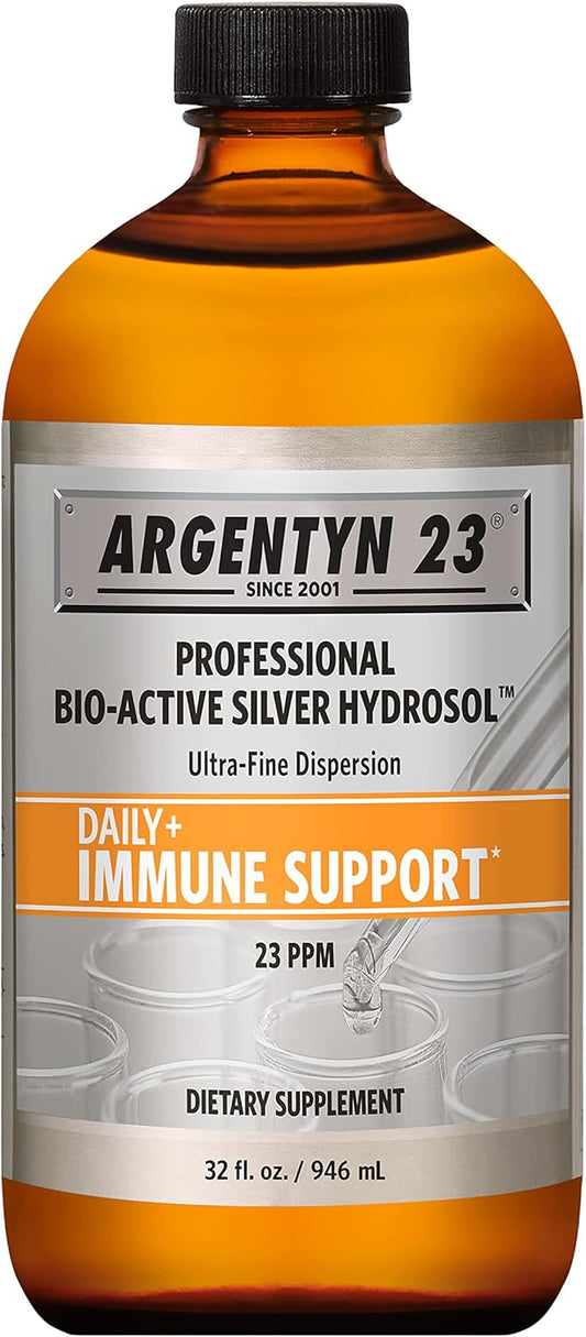32oz Argentyn 23 Professional Bio-Active Silver Hydrosol - Immune Support - 23ppm Colloidal Silver