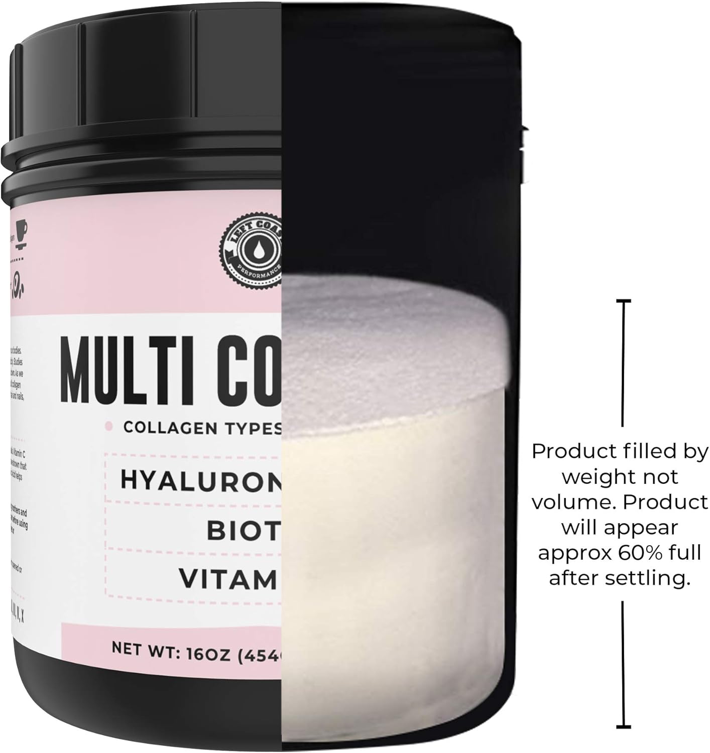 32oz MCT Oil and 1lb Multi Collagen Bundle by Left Coast Performance