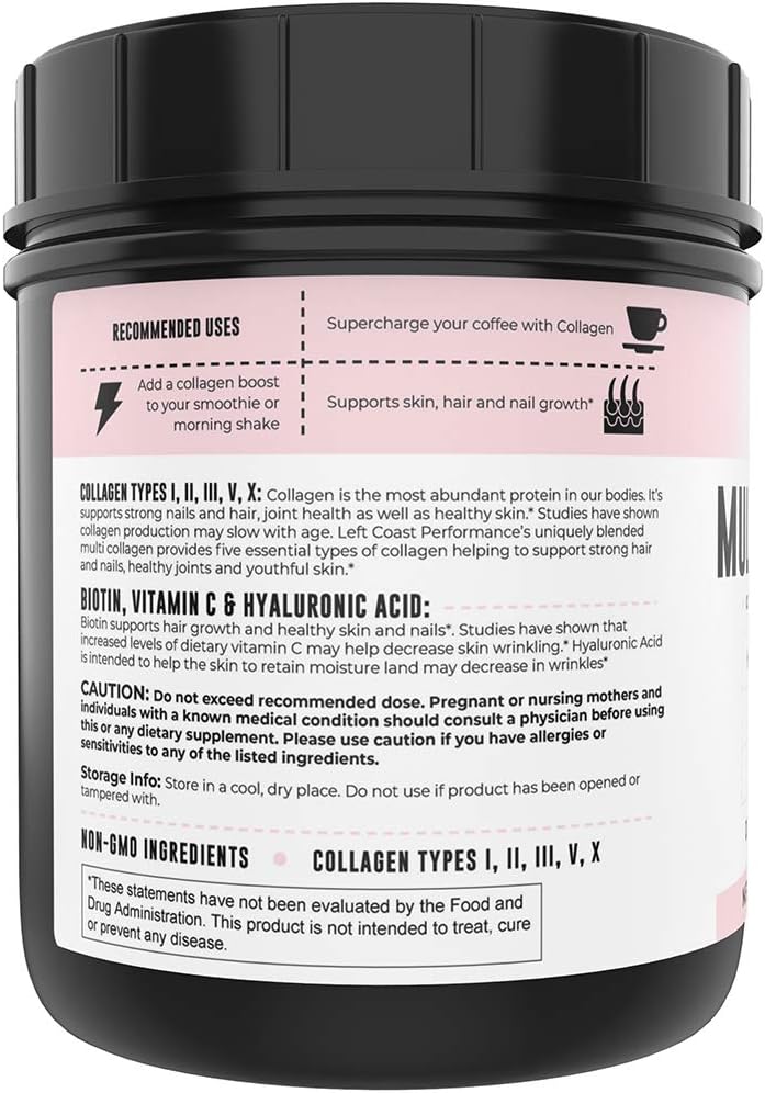 32oz MCT Oil and 1lb Multi Collagen Bundle by Left Coast Performance