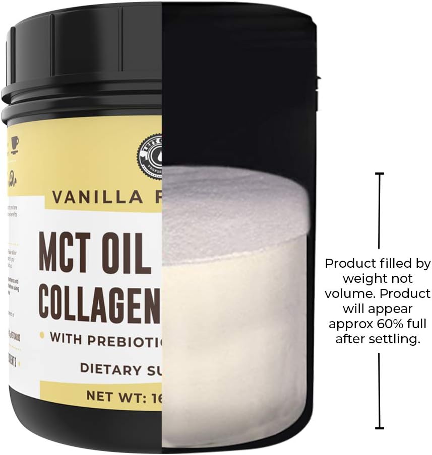 32oz Premium MCT Oil and 16oz Vanilla MCT + Collagen Powder Bundle by Left Coast Performance