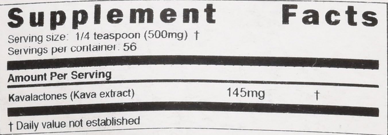 33% Kavalactone Kava Kava Extract Powder - 0.5 oz from Kona Kava Farm