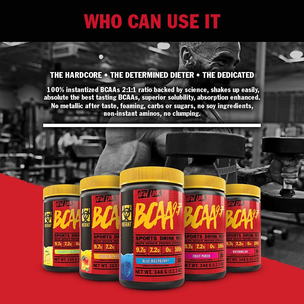 348g Mutant BCAA 9.7 Powder Pineapple Passion Flavor for Amino Energy Support