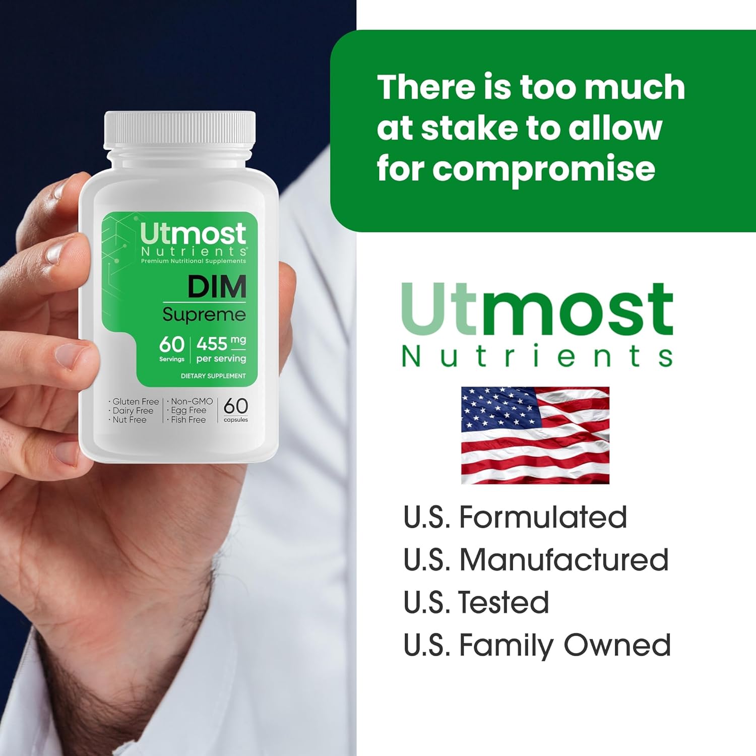 350mg DIM Supplement for Women with Broccoli Extract & Bioperine - 60 Capsules for Estrogen Regulation & Acne Support