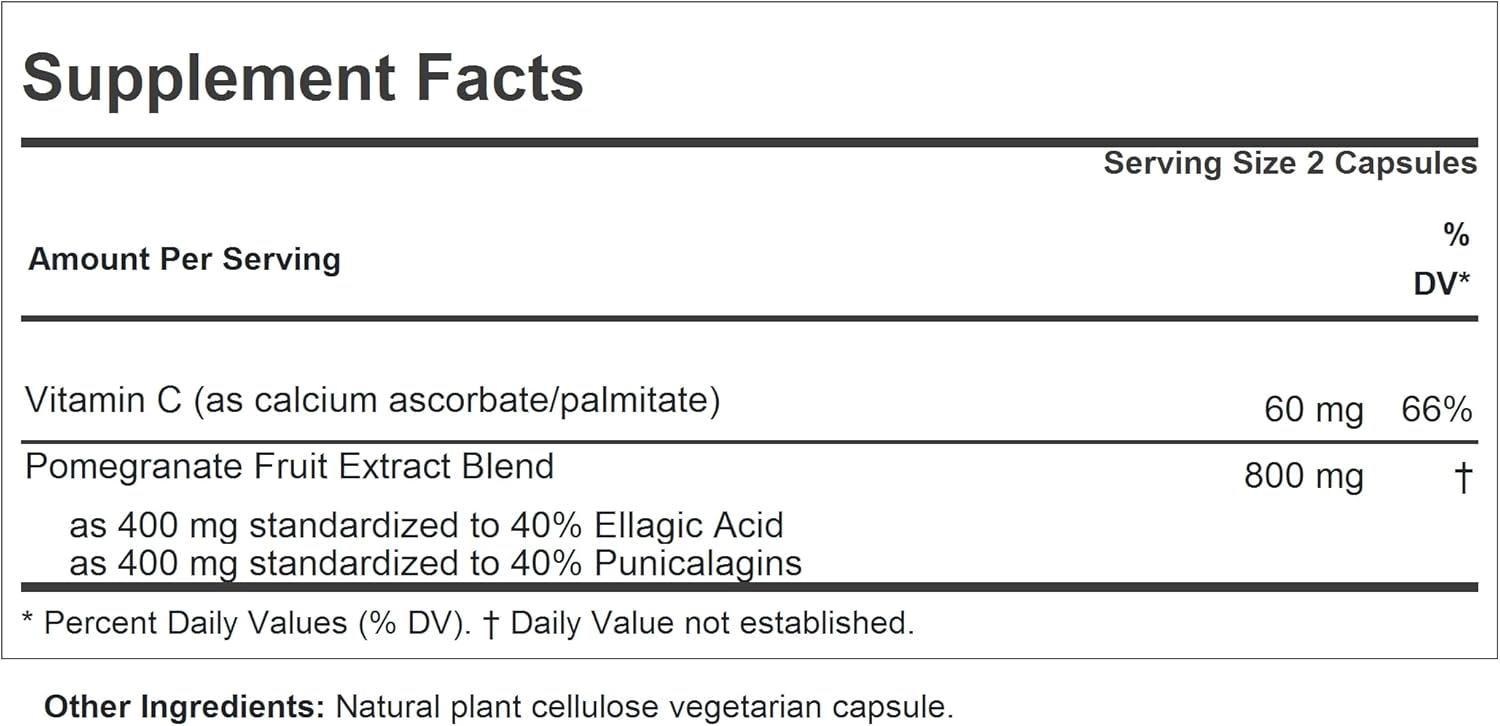 360 Capsules Andrew Lessman Pomegranate 40-40 Complex - High-Potency Extract for Body Protection, All-Natural with No Sugar, Calories, or Additives